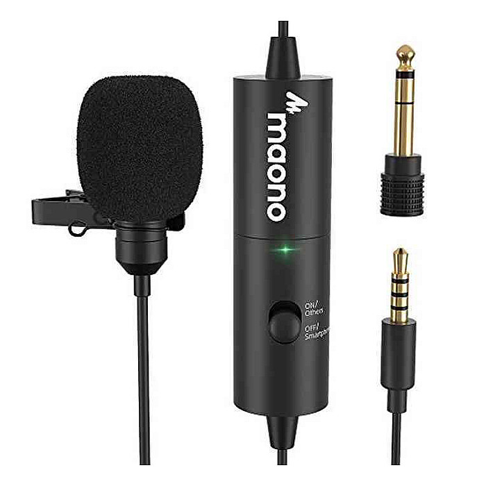 maono AU-100R Rechargeable Omnidirectional Lapel Microphone